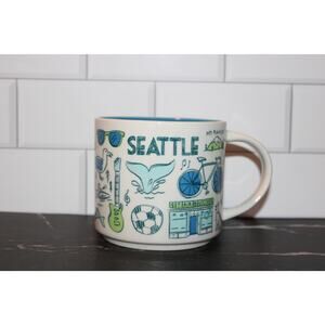Starbucks Seattle Been There Mug 14oz Across the Globe Series Coffee Cup EUC